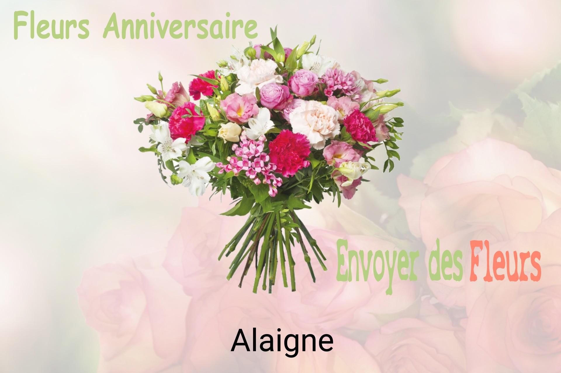 Bouquet de fleurs d’anniversaire livré à Alaigne